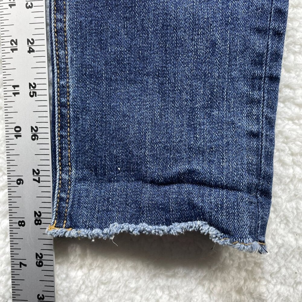 rag & bone Dark Blue Ankle Crop Jeans - Picture 6 of 14